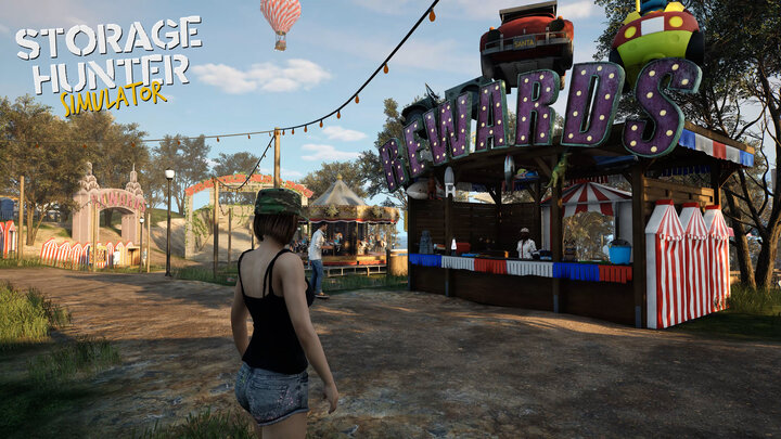 Storage Hunter Simulator, visiting the carnival