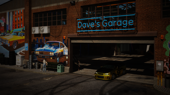 Underground Garage Screenshot Garage Front