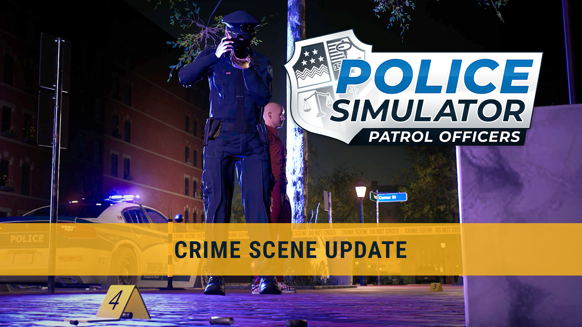 Sirens on: Crime Scene Update (Update 11) and Multipurpose Police Vehicle  DLC available now!