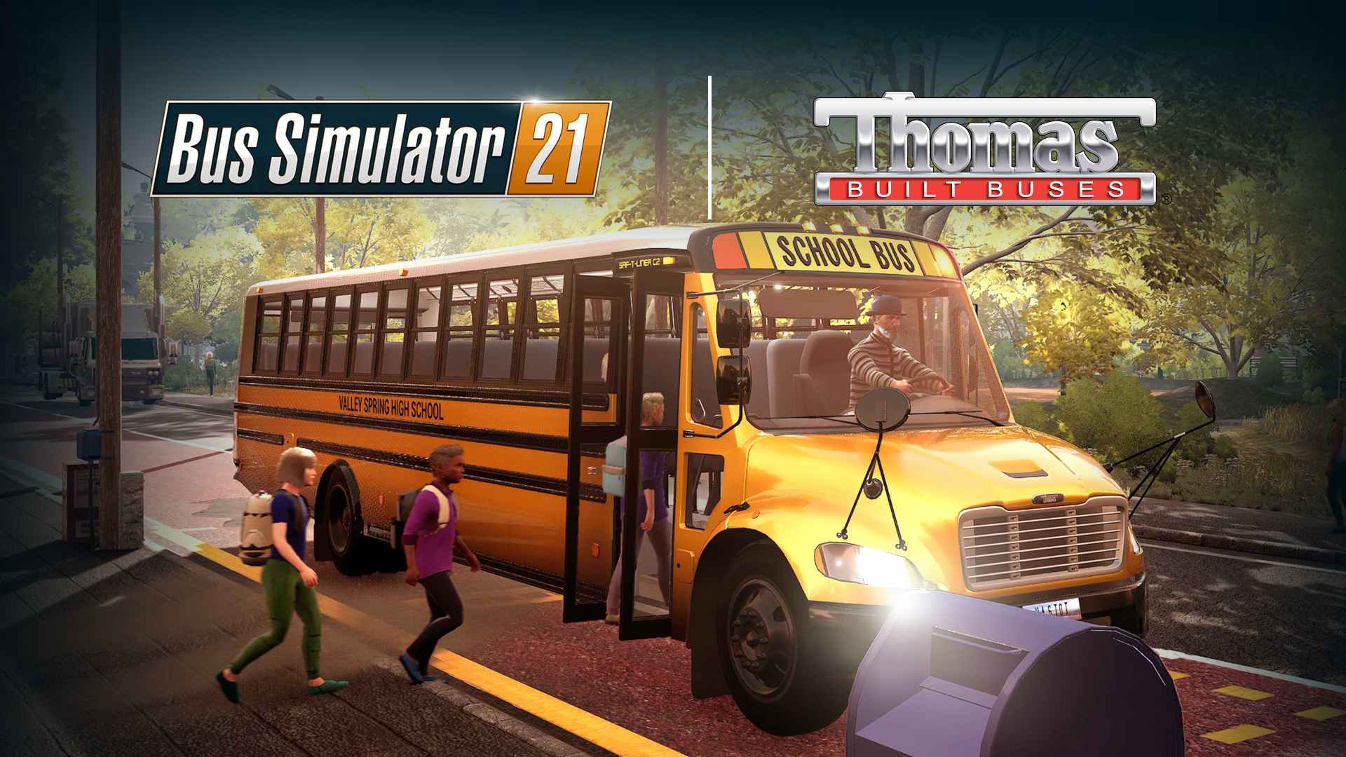 Bus Simulator 21 Next Stop - Thomas Built Buses® Bus Pack introduces an  additional school bus for the game!